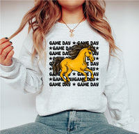 Game Day Mustangs DTF Print