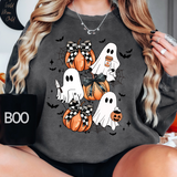 GHOST AND PUMPKIN DTF Print Design