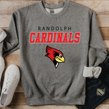 Randolph Cardinals Italic Team DTF Print