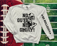 No Guts No Glory Bulldogs DTF Print