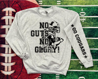 No Guts No Glory Cougars DTF Print