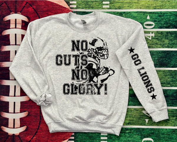 No Guts No Glory Lions DTF Print