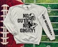 No Guts No Glory Warriors DTF Print