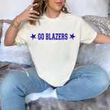 Go Blazers Star DTF Print