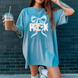 Preppy Coquette Pink/Blue Elementary Grade DTF Print
