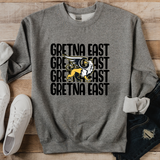 Gretna East Griffins Soft Repeat DTF Print