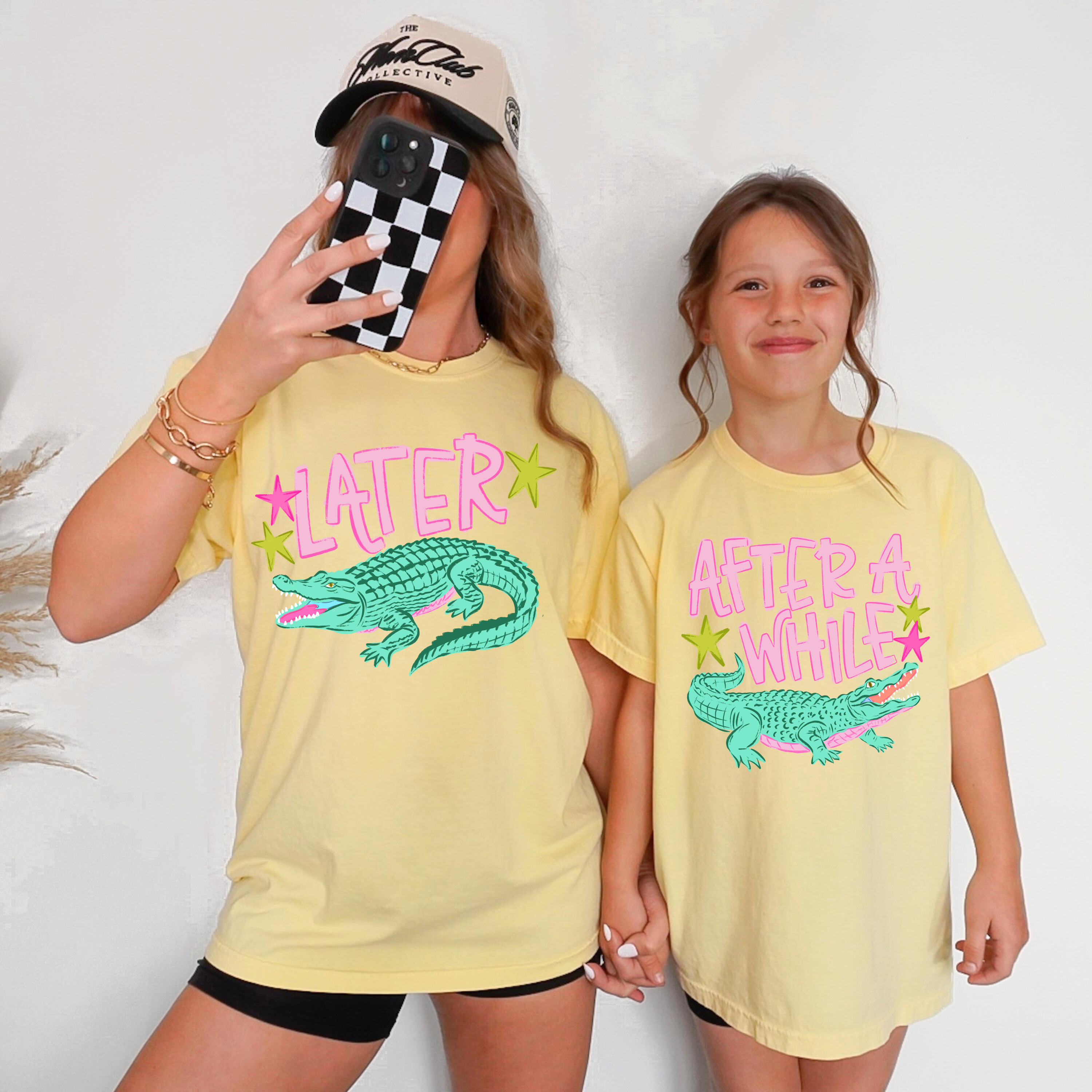 Preppy Later Gator After While Crocodile DTF Print