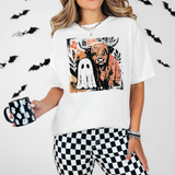 Halloween Highland Cow Ghost DTF Print