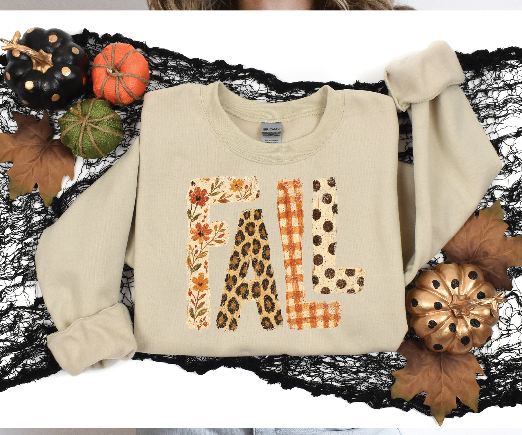 Fall Mixed Pattern DTF Print