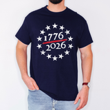 1776-2026 Star Circle DTF Print