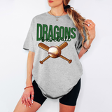 Dragons Baseball Swoop DTF Print