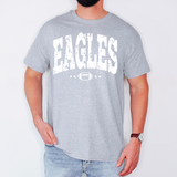 Custom Team Grunge Football Arch DTF Print
