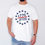 1776-2026 Star Circle DTF Print