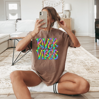 Glitter River Vibes DTF Print