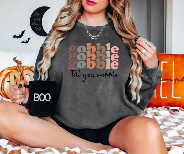 Gobble Till You Wobble  DTF Print