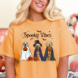 Golden Retriever Ghosts DTF Print
