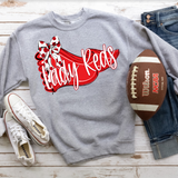 Preppy Lady Reds Pennant DTF Print