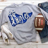Preppy Eagles Pennant DTF Print