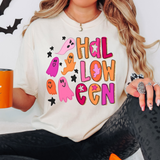 Cute Pink Halloween Ghost DTF Print