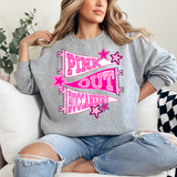 Buccaneers Pink Out Pennant Banner DTF Print
