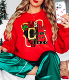 Ho Ho Home Is In Illinois DTF Print