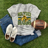 Classic Hometown Holyoke Dragons DTF Print