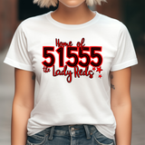 Home of the Lady Reds 51555 DTF Print