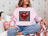 Heart Disco XOXO DTF Print