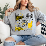 Griffins Lets Go Collage DTF Print