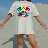 Hello Summer Neon DTF Print