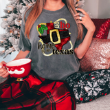 Ho Ho Home Is In Texas DTF Print