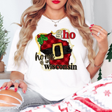Ho Ho Home Is In Wisconsin DTF Print
