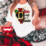 Ho Ho Home Is In ILLINOIS DTF Print