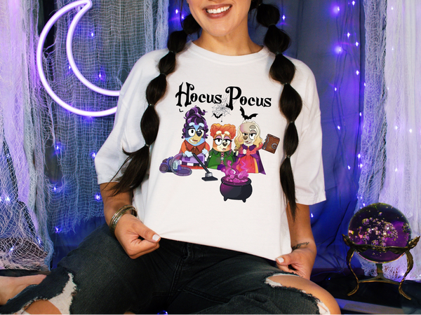 Hocus Pocus Bluey DTF Print