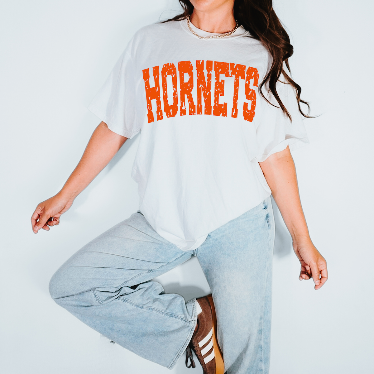 Hornets Varsity Distressed Teams DTF Print