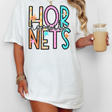 Hornets Star Doodle Mix DTF Print