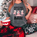 Hos in the House Pink Santa DTF Print