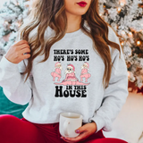 Hos in the House Pink Santa DTF Print