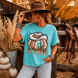 Howdy Pumpkin Western Fall DTF Print