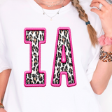 IA Pink Stitch DTF Print