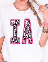 IA Pink Stitch DTF Print