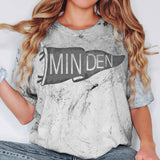 Minden Watercolor Pennant DTF Print