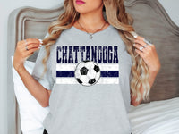 Chattanooga Soccer Grunge DTF Print