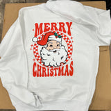 Checker Santa DTF Print