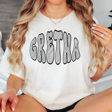 Gretna Alternative Black Sketch DTF Print