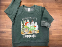 Nothing Runs Like a Reindeer Christmas DTF Print