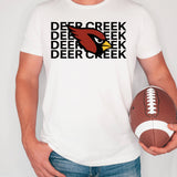 Deer Creek Cardinals Repeat DTF Print
