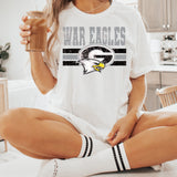 Grunge War Eagles  DTF Print
