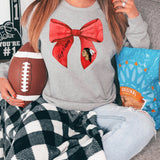 Let’s Go Warriors Coquette Bow DTF Print