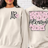 Arkansas Whimsy State Flower DTF